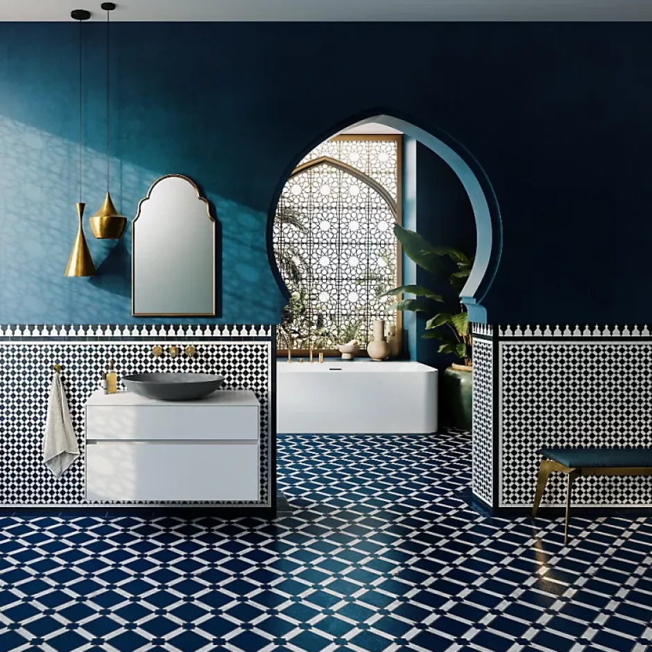 Villeroy & Boch Baignoire murale semi-îlot Loop & Friends