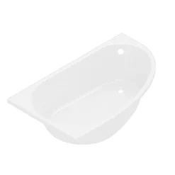 Baignoire pour angle gauche Horyn L. 150 cm x l. 90 cm blanc* Baignoire Asymétrique