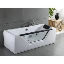 Sanitaire Baignoire rectangulaire balnéo 170x80 FIDJI* Baignoire Balnéo