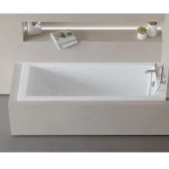 Sanycces Baignoire rectangulaire encastrable BALI blanc brillant 170x75