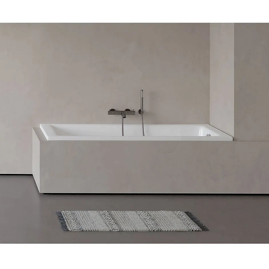 Sanycces Baignoire rectangulaire encastrable BALI blanc brillant 170x75