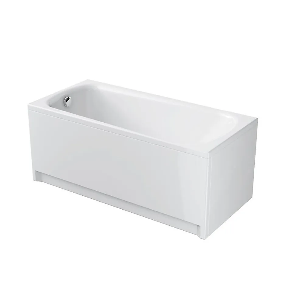 Planète Bain Baignoire rectangulaire gain de place 150x70 cm NAO encastrable (SANS TABLIER)