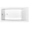 Planète Bain Baignoire rectangulaire 160x75 cm VIRGO encastrable en acrylique + tablier central