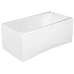 Planète Bain Baignoire rectangulaire 160x75 cm VIRGO encastrable en acrylique + tablier central