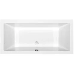 Planète Bain Baignoire rectangulaire 150x75 cm INTRO à encastrer en acrylique + tablier central