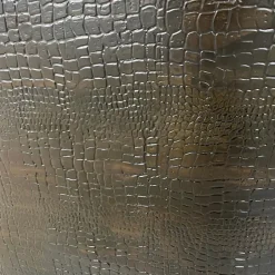 Planète Bain Baignoire semi-îlot design 170x87 cm effet texturé peau de crocodile - Acrylic Lucite - Savane
