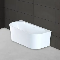 Spalina Baignoire semi-îlot murale Ruby 170x80 cm, by