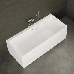 Spalina Baignoire semi-îlot murale COBALT L.170 x l.75 cm, by