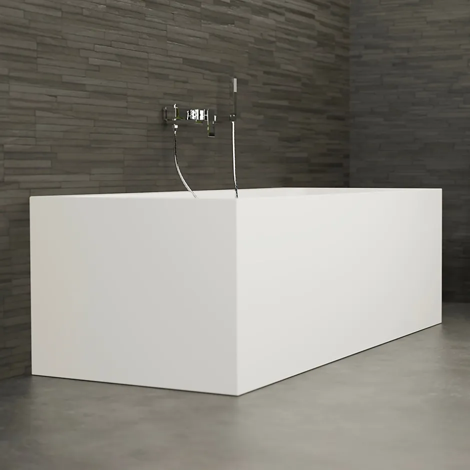 Spalina Baignoire semi-îlot murale COBALT L.170 x l.75 cm, by