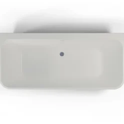 Spalina Baignoire semi-îlot murale Mint 180, blanc, 180x81 cm, by* Baignoire Îlot