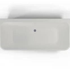 Spalina Baignoire semi-îlot murale Mint 170, gris mat, 170x81 cm, by* Baignoire Îlot