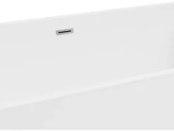Vente-unique Baignoire semi-îlot rectangulaire - 315 L - 170 x 80 x 58 cm - Blanche - Acrylique - PIKAIA* Baignoire Îlot