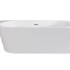 Azura Home Design Baignoire ZOYA angle droit - 170 x 80 cm* Baignoire Îlot