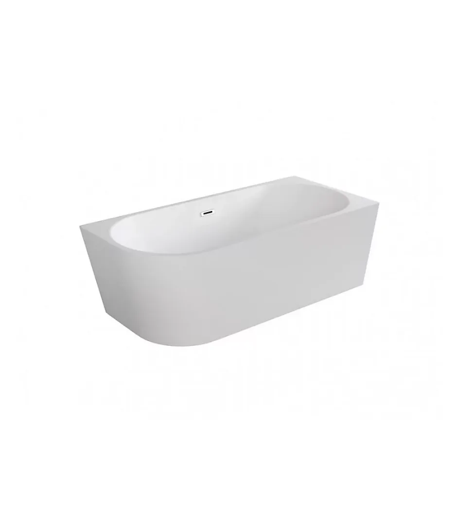 Azura Home Design Baignoire ZOYA angle droit - 170 x 80 cm* Baignoire Îlot