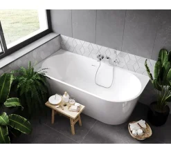 Azura Home Design Baignoire ZOYA angle gauche - 150 x 75 cm* Baignoire Asymétrique