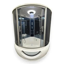 Eliteshopping Baignoire-Douche hydromassage angle 150 x 150 cm Aphrodite* Baignoire Douche