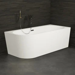 Spalina Baignoires Ilot Capri 170 droite blanche 170 x76 x58 cm, by