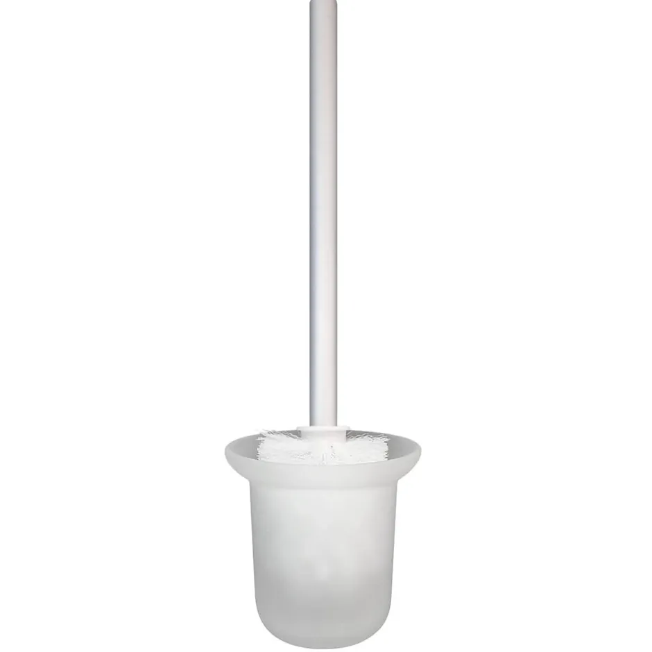 Balneo Armoire encastrée pour brosse WC gauche verre blanc 53,2cm