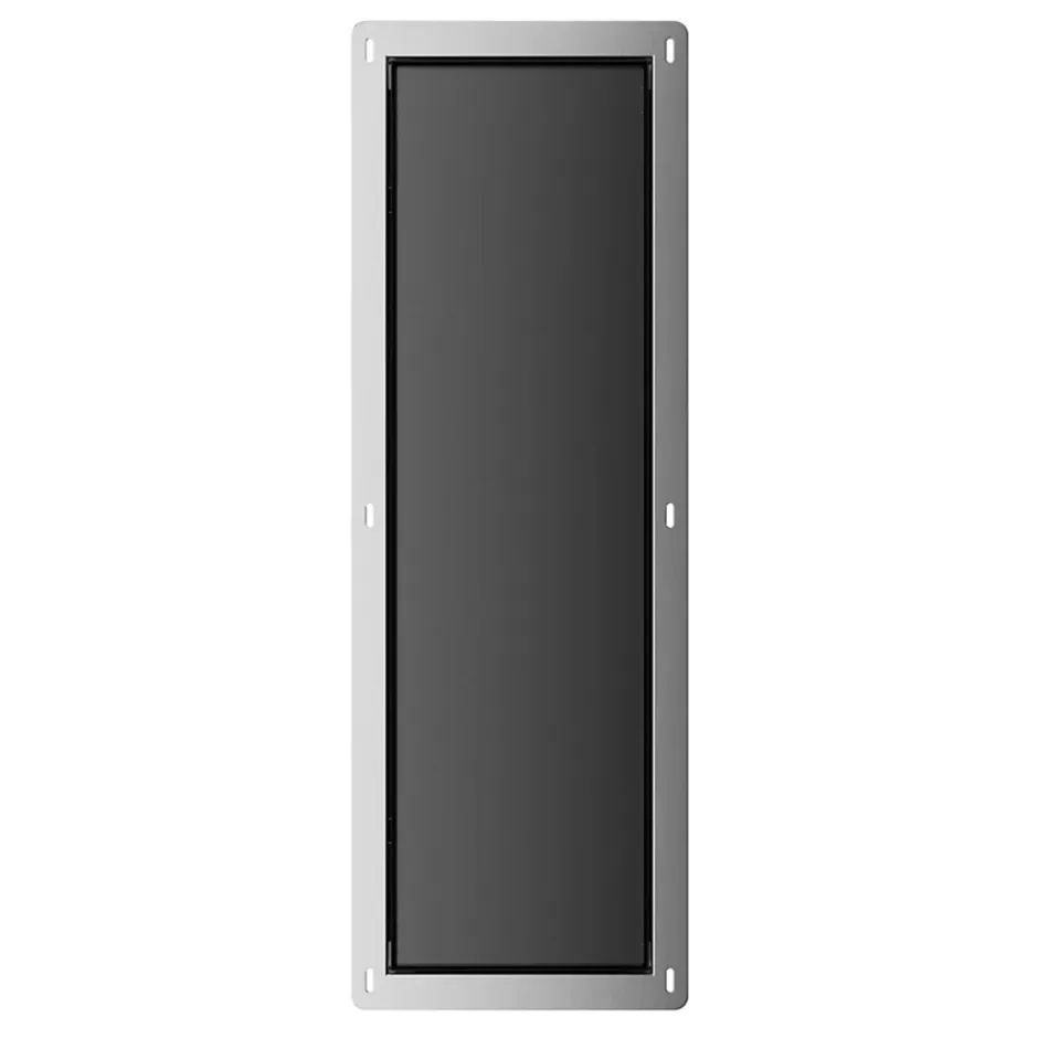 Balneo Armoire encastrée pour brosse WC gauche verre noir 68,2 cm* Etagère Salle De Bains