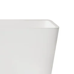 Balneo Baignoire autoportante 170x80cm, rectangulaire, accessoires cuivre, Acrylique thermoformé 3.5mm, avec pieds réglables, ROMA* Baignoire Îlot