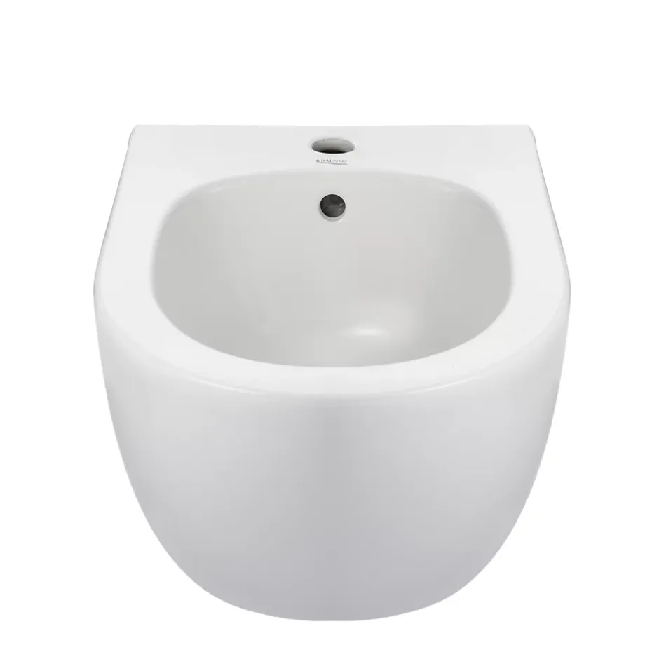 Balneo Bidet suspendu, sans bride bau, Ceramique, Blanc, ASOX* Bidet