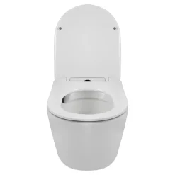Balneo Cuvette WC suspendue LUXA blanche Tornado avec abattant à fermeture ralentie* Wc Suspendu