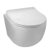 Balneo Cuvette WC suspendue LUNA blanche Tornado avec abattant à fermeture ralentie
