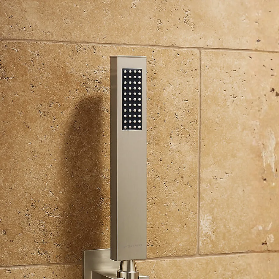 Balneo Douchette argent brossé en acier inoxydable au design moderne CASCADE