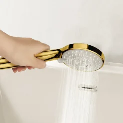 Balneo Douchette or économe en eau CASCADE* Pommeau De Douche, Flexible Et Barre De Douche