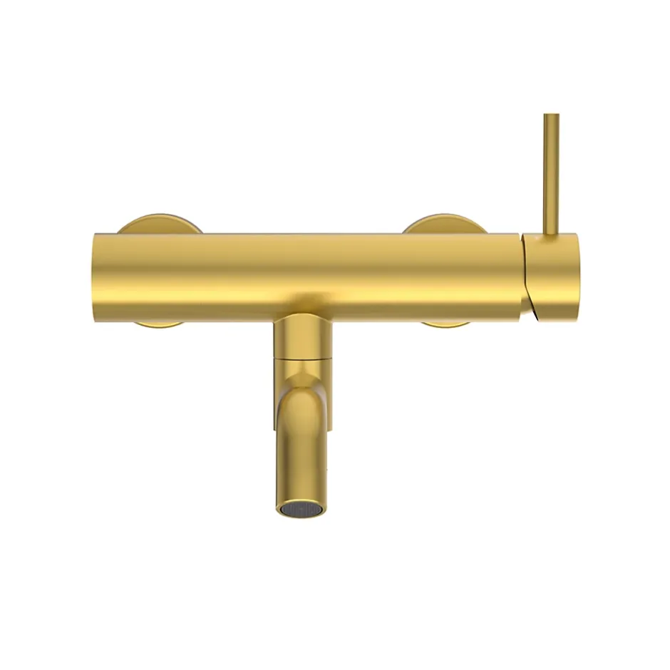 Balneo Robinet de baignoire or Acier inoxydable - Mitigeur mural pour baignoire CASCADE