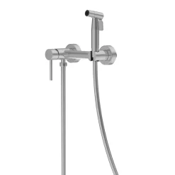 Balneo Robinet de bidet argent brossé Acier inoxydable - Mitigeur de bidet CASCADE
