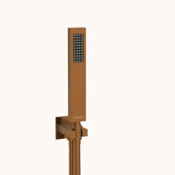 Balneo Système de douche avec pommeau de pluie cuivre Acier inoxydable - Mitigeur de douche avec douchette CASCADE