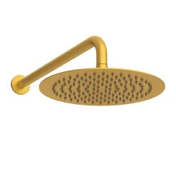 Balneo Système de douche avec pommeau de pluie or Acier inoxydable - Mitigeur de douche avec douchette CASCADE* Colonne De Douche Mécanique