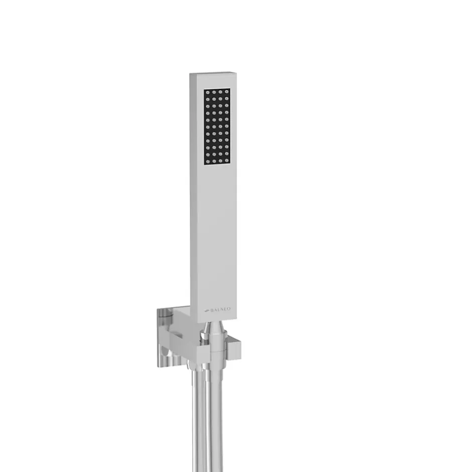 Balneo Système de douche avec pommeau de pluie argent Acier inoxydable - Mitigeur de douche avec douchette CASCADE* Colonne De Douche Mécanique