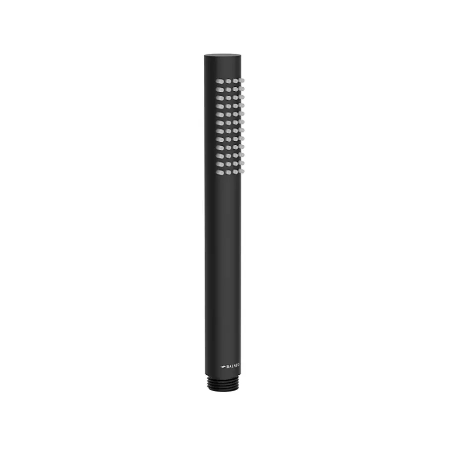 Balneo Système de douche avec pommeau de pluie noir Acier inoxydable - Mitigeur de douche avec douchette CASCADE* Colonne De Douche Mécanique