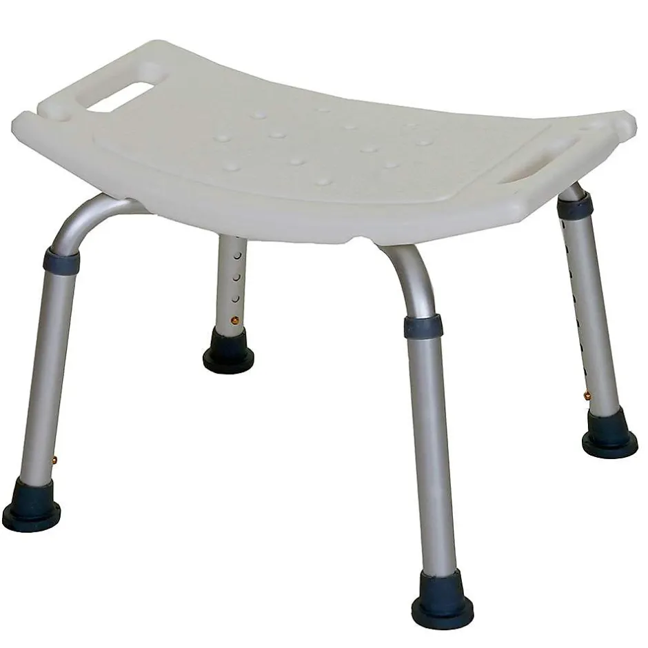 Kibath Banquette carrée avec finition BLANC mat en ABS* Siège De Douche