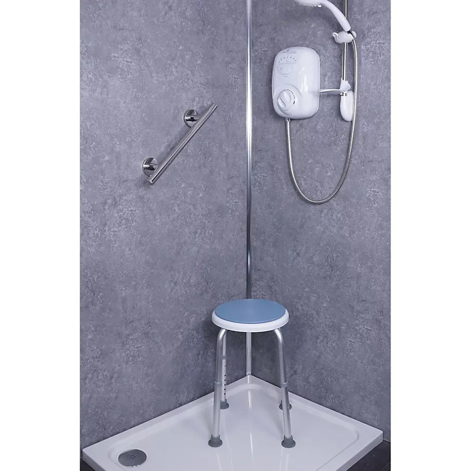 Aidapt Barre d'appui - VY475P - droite en acier inoxydable finition polie* Barre D'Appui