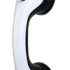 Godonnier Barre d'appui à ventouse, adaptée aux PMR, blanc et noir,