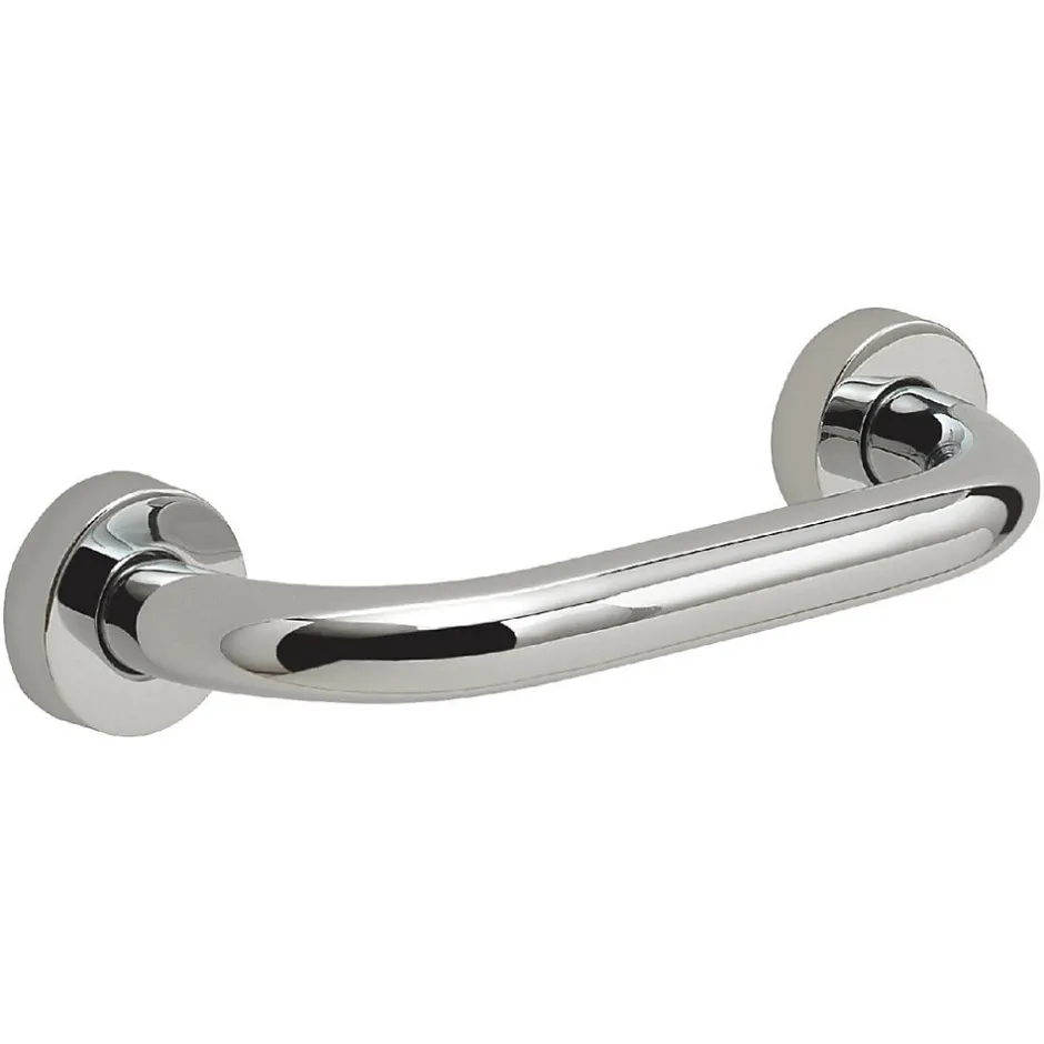Kiamami Valentina Barre D'appui Accessible En Acier Chromé Pour Salle De Bain Par