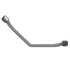 Godonnier Barre d'appui coudée en acier gris Essentiels Plus 60,9 cm
