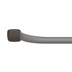 Godonnier Barre d'appui coudée en acier gris Essentiels Plus 60,9 cm