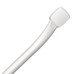 Godonnier Barre d'appui coudée en acier blanc mat Essentiels Plus 60,9 cm