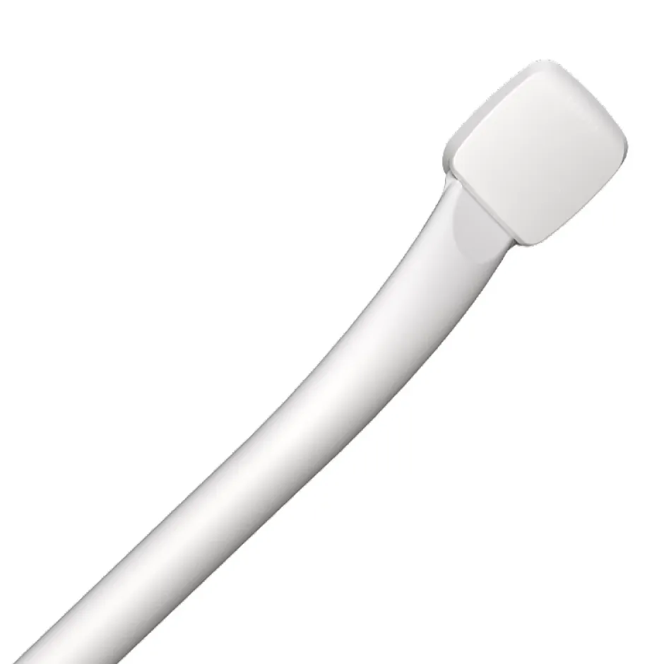 Godonnier Barre d'appui coudée en acier blanc mat Essentiels Plus 60,9 cm