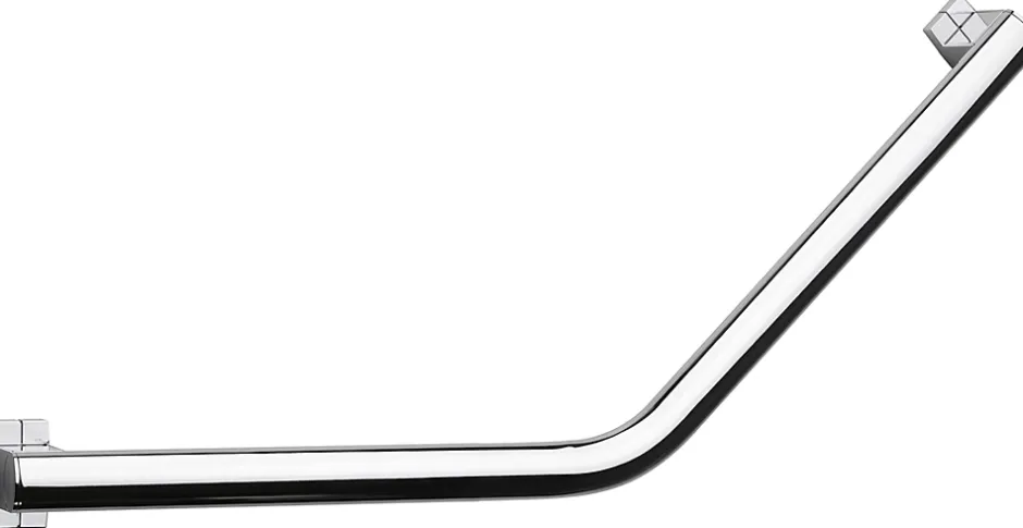 Godonnier Barre d'appui coudée en aluminium anodisé brillant anodisé 62,3 cm 135'