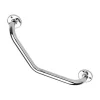 Godonnier Barre d'appui coudée en laiton chromé 40 cm