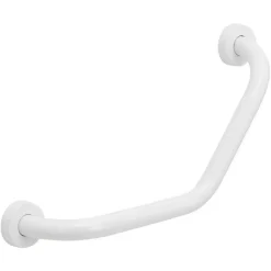 Kiamami Valentina Barre D'appui Courbée Réversible Pour Handicapés En Acier Blanc* Barre D'Appui