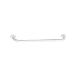Godonnier Barre d'appui droite en acier blanc 60 cm