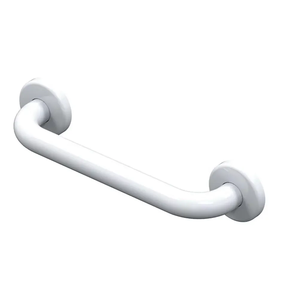 AKW Barre d'appui droite en acier inoxydable - Longueur 600 mm - INOX POLI* Barre D'Appui