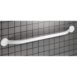 Godonnier Barre d'appui droite en acier blanc 70 cm* Barre D'Appui