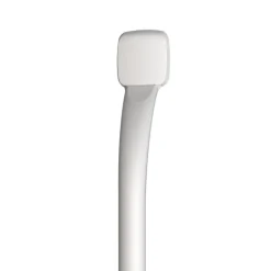 Godonnier Barre d'appui droite en acier blanc mat Essentiels Plus 42,3 cm